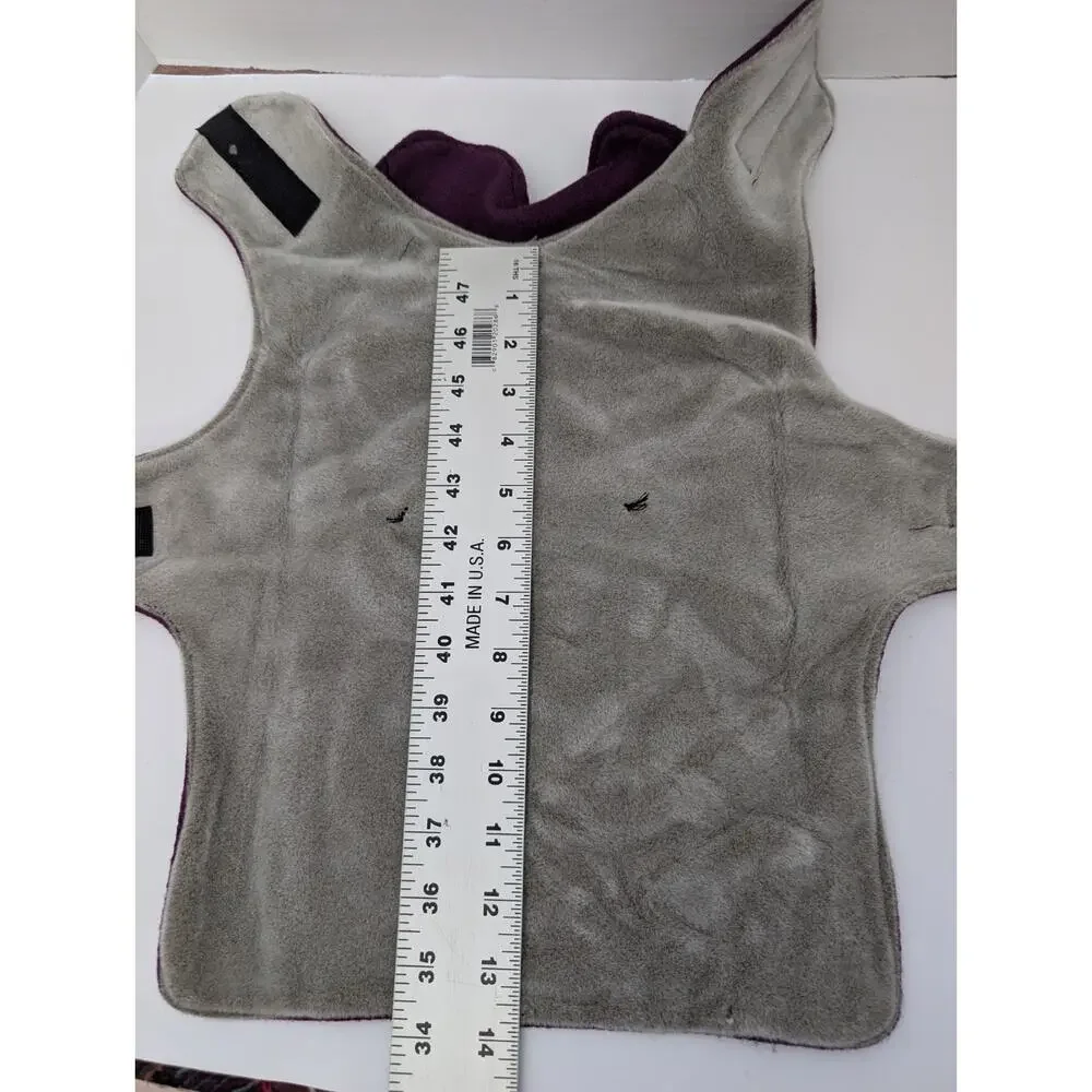 Unbranded Purple Dog Coat with Gold Chain Detail Dress Your Pup Like a Prince